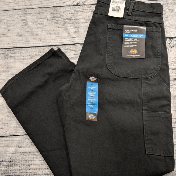 dickies men's relaxed fit carpenter jeans